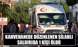 Kahvehanede düzenlenen silahlı saldırıda 1 kişi öldü