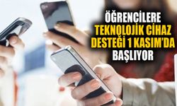 Öğrencilere teknolojik cihaz desteği 1 Kasım'da başlıyor