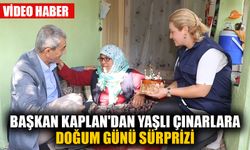 Başkan Kaplan'dan yaşlı çınarlara doğum günü sürprizi