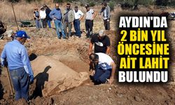 Aydın'da 2 bin yıl öncesine ait lahit bulundu