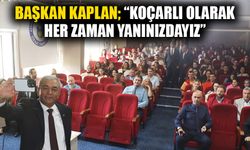 İlk ders Başkan Kaplan'dan