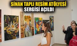 Sinan Taplı Resim Atölyesi sergisi açıldı