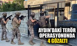 Aydın’daki terör operasyonunda 4 gözaltı