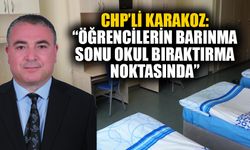 CHP’li Karakoz: “Öğrencilerin barınma sonu okul bıraktırma noktasında”