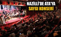 Nazilli'de Ata'ya saygı konseri