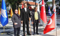 Nazilli'de Atatürk'ün bal mumu heykeli sergilendi