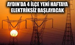 Aydın’da 4 ilçe yeni haftaya elektriksiz başlayacak