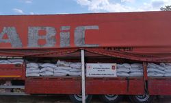 Bolvadin'de sahte barkodlu 27 ton gübre ele geçirildi