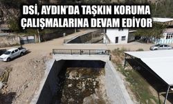 DSİ Aydın’da taşkın koruma çalışmalarına devam ediyor