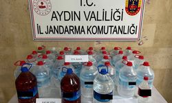 Aydın’da 171 litre kaçak alkol ele geçirildi