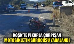 Aydın'da pikapla çarpışan motosikletin sürücüsü yaralandı