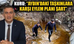 JMO Aydın Temsilcisi Kuru taşkınlara karşı uyardı