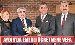 Aydın’da emekli öğretmene vefa