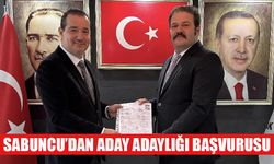 Sabuncu’dan aday adaylığı başvurusu