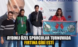 Aydınlı özel sporcular turnuvada fırtına gibi esti