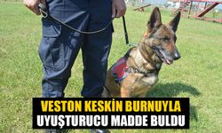 Veston keskin burnuyla uyuşturucu madde buldu