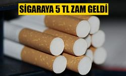 Sigaraya 5 TL zam geldi