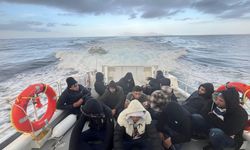Bodrum açıklarında 38 düzensiz göçmen kurtarıldı