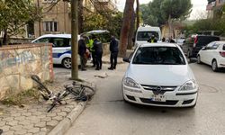 Nazilli'de otomobille çarpışan bisikletin sürücüsü yaralandı