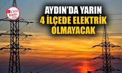 Aydın’da yarın 4 ilçede elektrik olmayacak