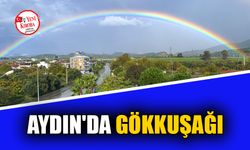Aydın'da gökkuşağı