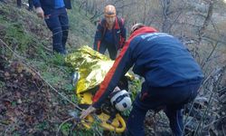İzmir'de ormanda mahsur kalan kadın helikopterle kurtarıldı