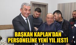 Başkan Kaplan’dan personeline yeni yıl jesti