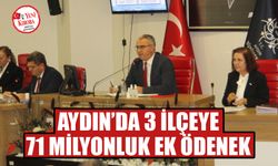 Aydın’da 3 ilçeye 71 milyonluk ek ödenek