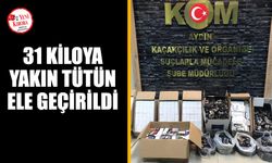Aydın'da tütün ürünleri kaçakçılığına yönelik operasyon