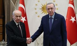 Cumhurbaşkanı Erdoğan, MHP Genel Başkanı Devlet Bahçeli'yi kabul etti