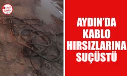 Kablo hırsızlarına suçüstü