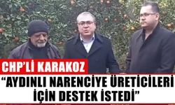 CHP’li Karakoz: “Aydınlı narenciye üreticileri için destek istedi”