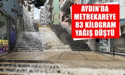 Aydın’da metrekareye 83 kilogram yağış düştü