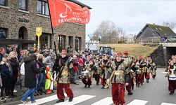 Belçika'nın "Türk köyü"nde karnaval coşkusu yaşandı