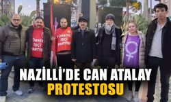 Nazilli’de Can Atalay protestosu
