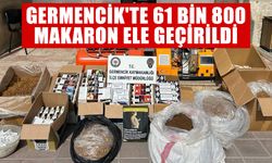 Germencik'te 61 bin 800 makaron ele geçirildi