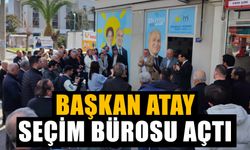 Başkan Atay seçim bürosu açtı