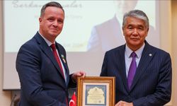 TÜRKSOY, TİKA Başkanı Kayalar'a madalya takdim etti