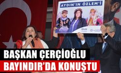 Başkan Çerçioğlu Bayındır’da konuştu