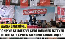 Başkan Ömer Günel: “CHP’ye gelmek ve geri dönmek isteyen herkese kapımız sonuna kadar açık”