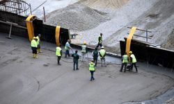 Sarıçay Barajı inşaatı hızla ilerliyor
