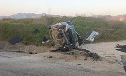 Şarampole devrilen otomobildeki 1 kişi öldü, 2 kişi yaralandı