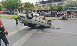 Aydın'da takla atan otomobilin sürücüsü yaşamını yitirdi
