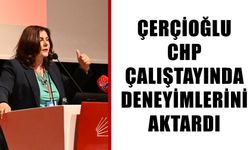 Çerçioğlu, CHP çalıştayında deneyimlerini aktardı