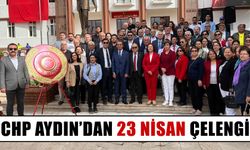 CHP Aydın’dan 23 Nisan çelengi