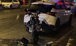 Otomobil ile çarpışan motosikletin sürücüsü ağır yaralandı