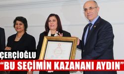Başkan Çerçioğlu, mazbatasını aldı