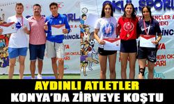 Aydınlı atletler Konya’da zirveye koştu