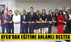 AYSO’dan eğitime anlamlı destek