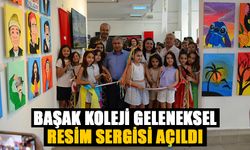 Başak Koleji geleneksel yıl sonu resim sergisi açıldı